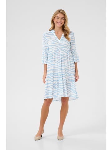 Kaffe Kleid KAedita in Soft Chambray / Chalk Graphic