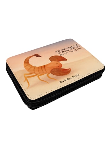 Mr. & Mrs. Panda Bleistiftetui Sternzeichen Skorpion Design mit ... in Weiß