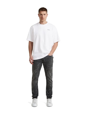 G-Star Raw D-Staq Slim Jeans worn in black water caustics