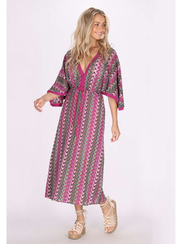 IZIA Damen Kleid in Pink Mehrfarbig