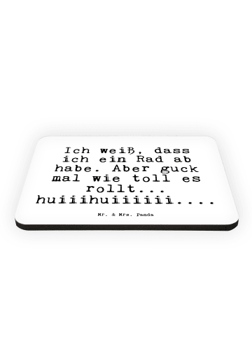 Mr. & Mrs. Panda Magnet Ich weiß, dass ich... mit Spruch in Weiß