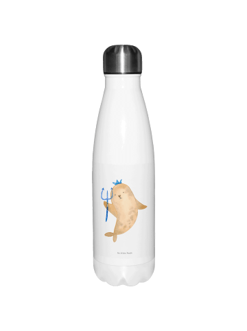 Mr. & Mrs. Panda Thermosflasche Sternzeichen Wassermann ohne Spruch in Weiß