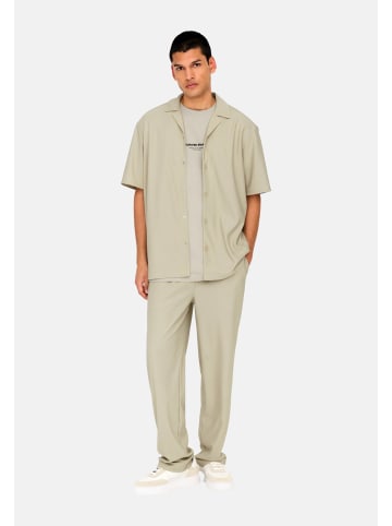 Only&Sons Kurzarmhemd 'Kari' in hellgrau