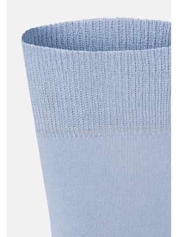 Kunert Socken Richard druckfreier Bund in Light-blue