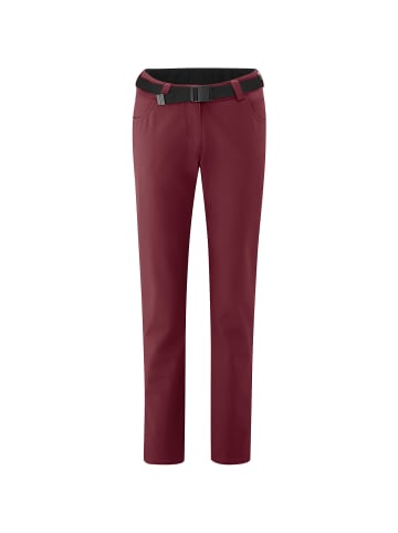 Maier Sports Softshellhose Perlit in Bordeaux