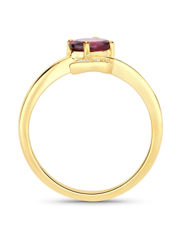 Rafaela Donata Ring Sterling Silber Rhodolith in gelbgold