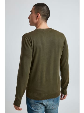 BLEND Rundhalspullover Pullover - 20713389  Rundhalspullover mit Rippbund in Grün