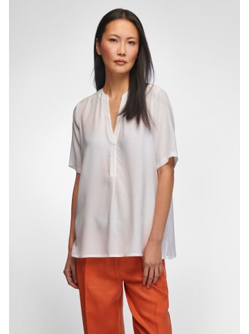 PETER HAHN Bluse Blouse in weiss