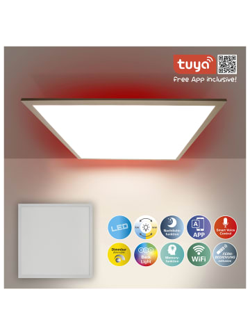 näve LED Aufbauleuchte "PANEL" in bunt - (L)45 cm x (B)45 cm x (H)6 cm - EEK E