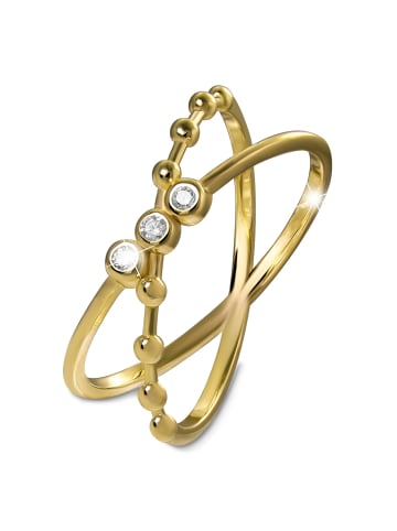 GoldDream Goldring 333 Gelbgold - 8 Karat Crossed Größe 54 (17,2) Ringe
