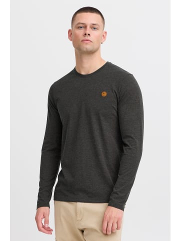 INDICODE Longsleeve IDPhillo 45631MM  Klassischer Longsleeve in grau melange