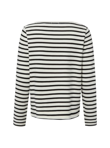 Marc O'Polo Langarmshirt in weiß schwarz