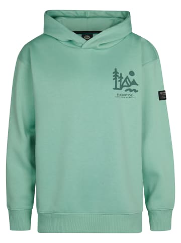 Petrol Industries Grafisches Hoodie Deschutes in Blau