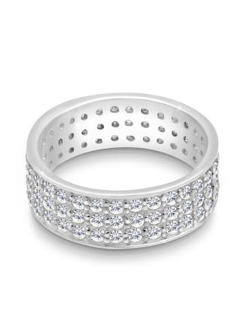 Elli Ring 925 Sterling Silber Cocktailring in Weiß
