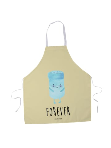 Mr. & Mrs. Panda Küchenschürze Beste Freunde Salz mit Spruch in Gelb Pastell