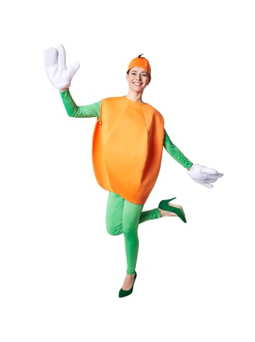 tectake Obstfigur/Fruchtgewand, in orange, Gr. XL, ärmelloses Oberteil