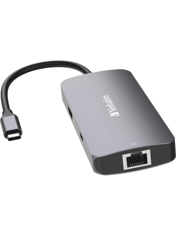 COFI 1453 Pro Multiport-Hub, 5 Port, 2x USB 3.2-A&C, HDMI 4K, USB-C Kabel in Grau