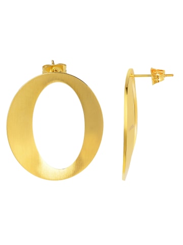 Adeliás Damen Ohrringe – Ohrstecker aus Edelstahl in gold