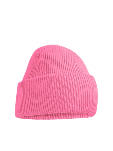Yuhu Beanie aus recyceltem Polyester Unisex für Herbst und Winter in Pink