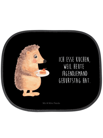Mr. & Mrs. Panda Sonnenschutz Igel Kuchenstück mit Spruch in Schwarz
