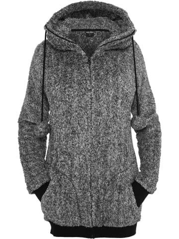 Urban Classics Urban Classics Zip-Kapuzenpullover in blk/wht