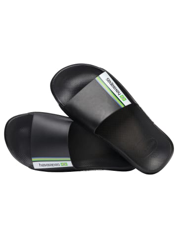 Havaianas Slide Clas-Sandalen zum Hineinschlüpfen Schwarz