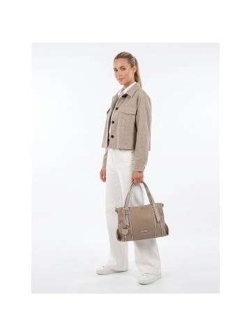 Bugatti Vina Schultertasche 40 cm taupe