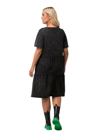 Ulla Popken Jerseykleid in schwarz