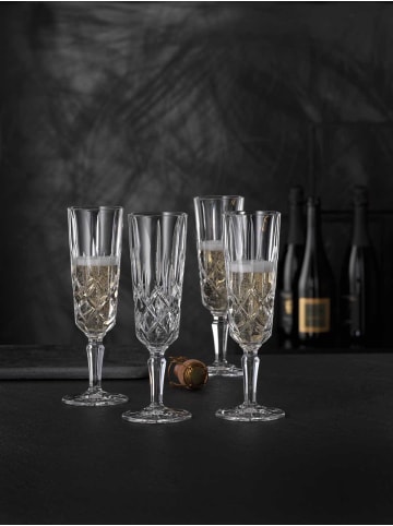 Nachtmann 4er Set Champagnergläser Noblesse 155 ml transparent in transparent