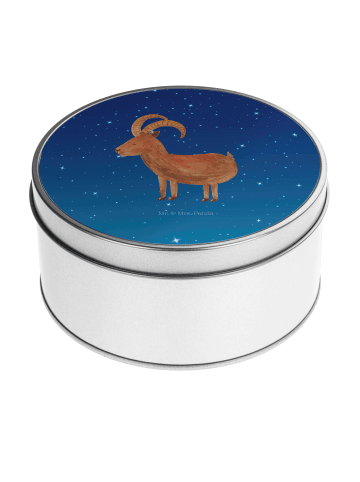 Mr. & Mrs. Panda Kaffeedose Sternzeichen Steinbock ohne Spruch in Sternenhimmel Blau