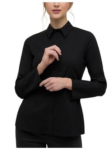 Eterna Langarmbluse für Damen in schwarz