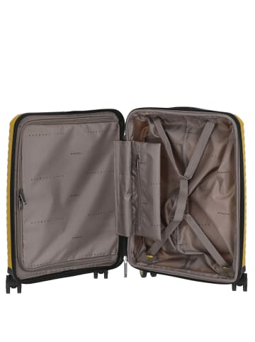 Stratic Bright+ - 4-Rollen-Trolley 56 cm S erw. (silver) in yellow gold