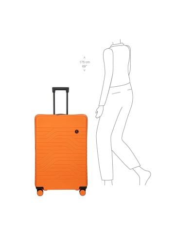 BRIC`s BY Ulisse 4-Rollen Trolley 79 cm in orange