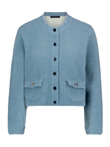 Betty Barclay Strick-Cardigan mit aufgesetzten Taschen in rauchblau