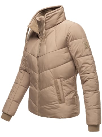 Navahoo Steppjacke Liebesfee 14 in Taupe Grey