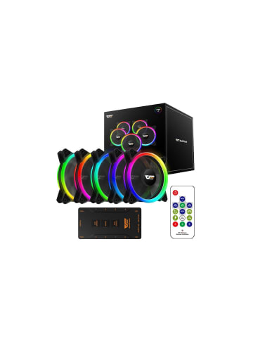 DarkFlash DR12 Pro ARGB Lüfter Set 5-in-1 120mm