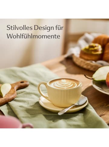 Cosumy Set 200?ml – – 6 Tassen mit Untertassen