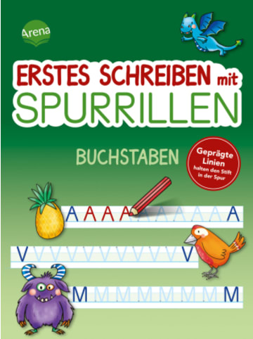 Arena Buch - Erstes Schreiben mit Spurrillen. Buchstaben