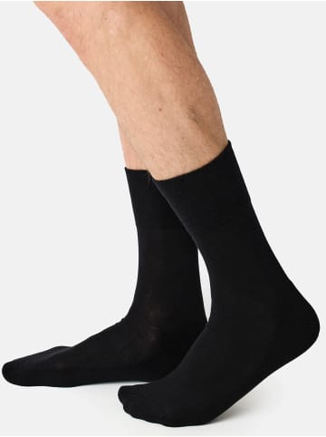 Nur Die  Freizeitsocken Baumwolle Aktiv Sport und Freizeit in Schwarz