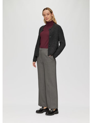 s.Oliver BLACK LABEL Strickjacke langarm in Grau