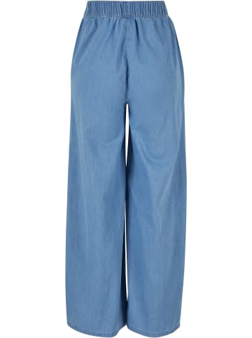 Urban Classics Hosen in skyblue washed