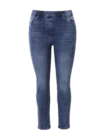 MIAMODA Jeans in blue denim