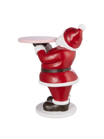 Butlers Deko Santa X-MAS mit Tablett in Rot