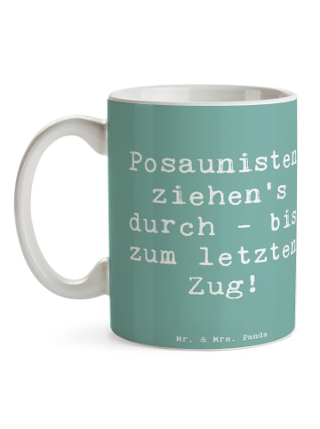 Mr. & Mrs. Panda Teetasse Spruch Trombone Durchzieher mit Spruch in Meeresbrise