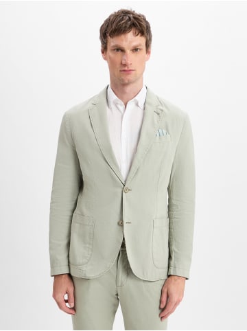 Nils Sundström Sakko mit Leinenanteil in lind