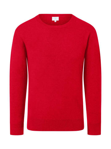 CASH-MERE.CH Rundhals Pullover in Rot