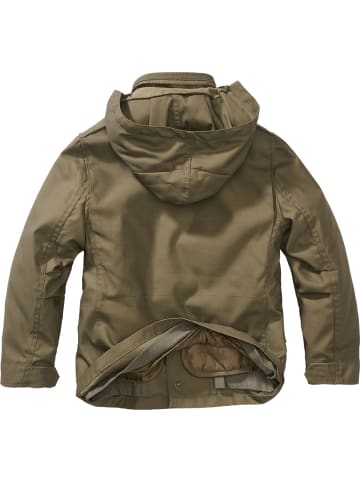 Brandit Kinder Funktionsjacke "Kids M65 Classic Jacket" in Grün