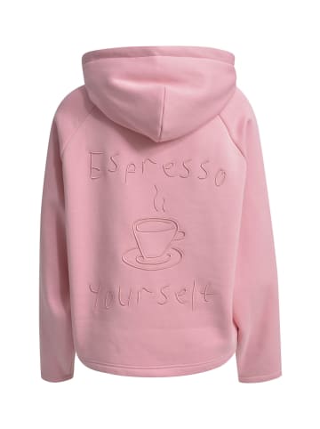 Smith&Soul Boxy Hoodie Embroidery in Bubblegum