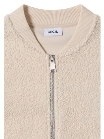 Cecil Sweatshirt in teddy vanilla white