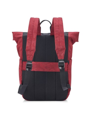 Delsey Citypak Rucksack 45 cm Laptopfach in rouge camouflage